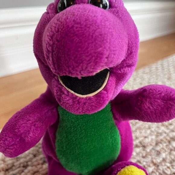 Barney Plush Stuffed Purple Dinosaur Toy  9" Tall - Picture 5 of 8
